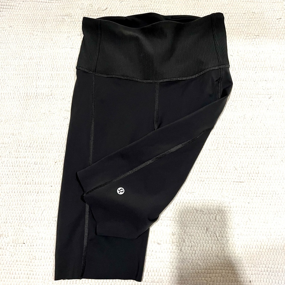 Lululemon grey biker shorts